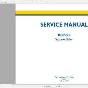 New Holland Agriculture Equipment Baler Service Manuals (7)