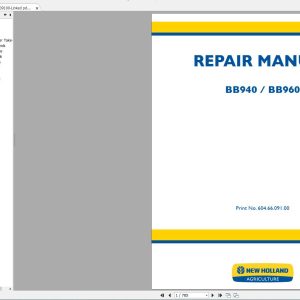New Holland Agriculture Equipment Baler Service Manuals (8)