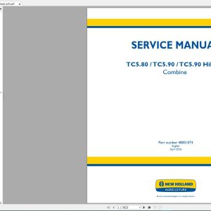 New Holland Agriculture Equipment Combine Service Manuals New Model DVD (10)