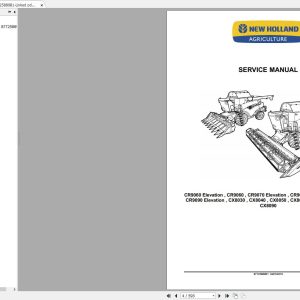 New Holland Agriculture Equipment Combine Service Manuals New Model DVD (2)