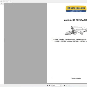 New Holland Agriculture Equipment Combine Service Manuals New Model DVD (3)