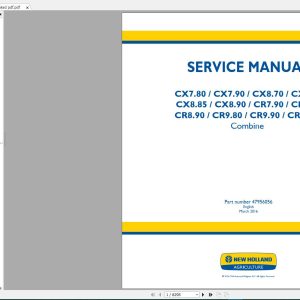 New Holland Agriculture Equipment Combine Service Manuals New Model DVD (4)
