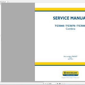 New Holland Agriculture Equipment Combine Service Manuals New Model DVD (8)