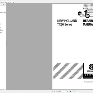 New Holland Agriculture Equipment Combine Service Manuals New Model DVD (9)