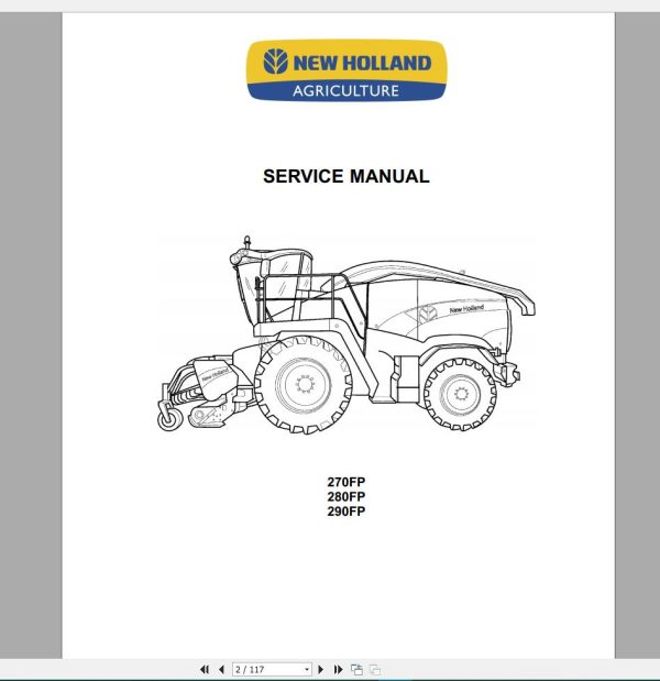 New Holland Agriculture Equipment Header Service Manuals (4)