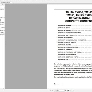 New Holland Agriculture Equipment Tractors Service Manuals DVD (10)