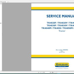 New Holland Agriculture Equipment Tractors Service Manuals DVD (2)