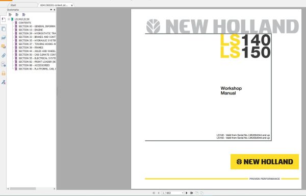 New Holland Construction Equipment Skid Steer Service Manuals (8)