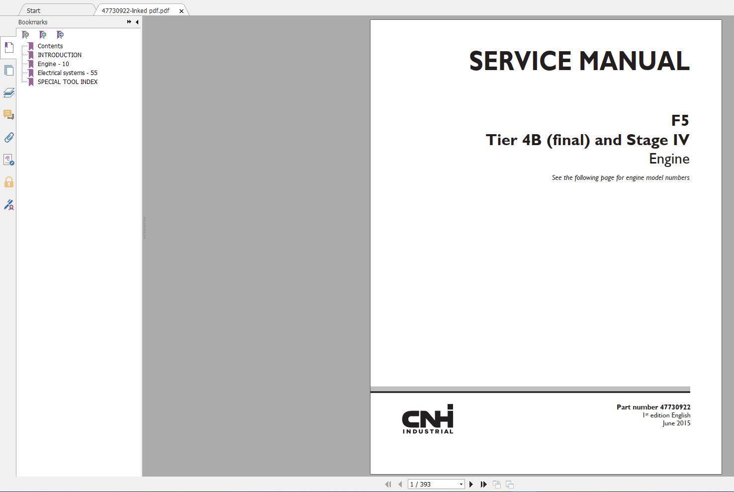 New Holland Engines Service Manuals DVD (8)