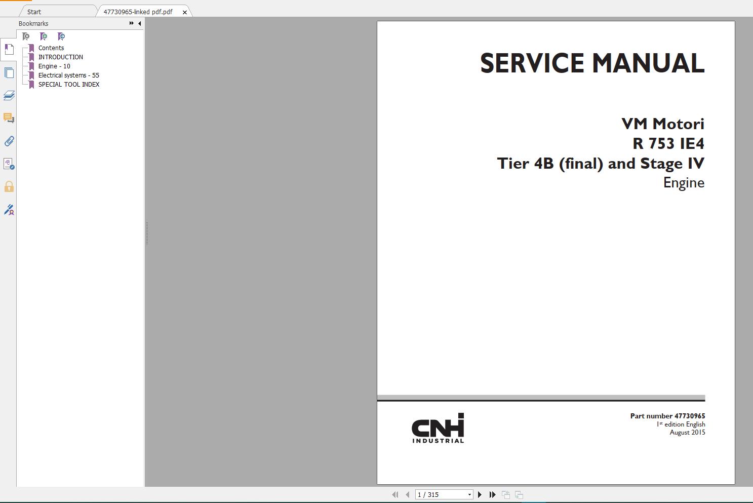 New Holland Engines Service Manuals DVD (9)