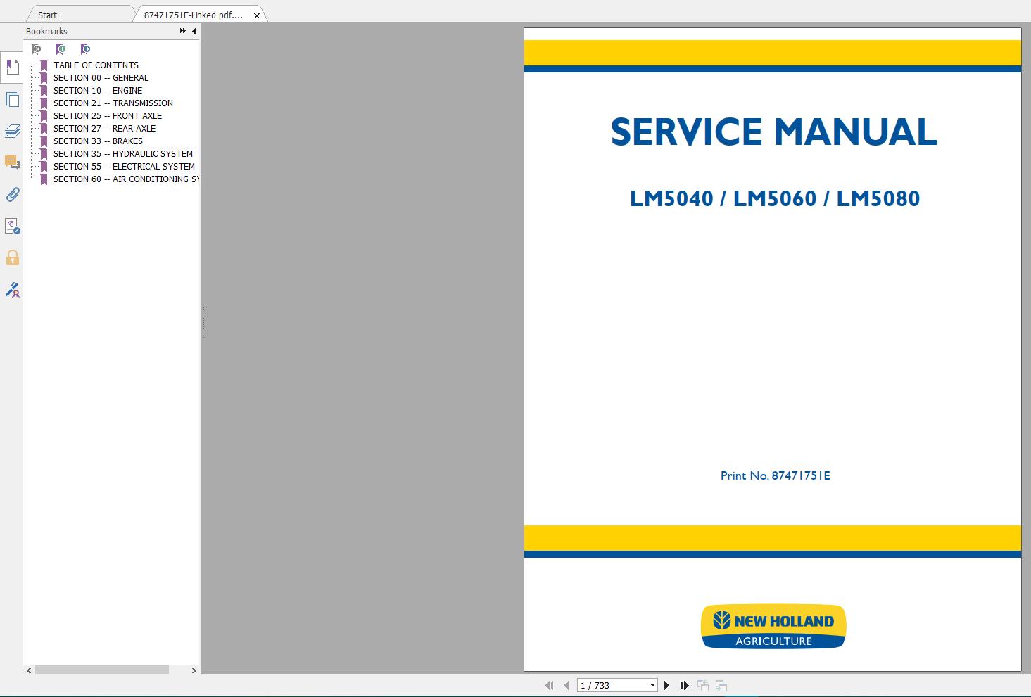 New Holland New Model Service Manual [11.2018] Full DVD (8)
