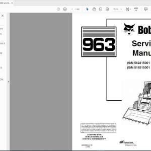 Bobcat Loader Service Library 2017 DVD8