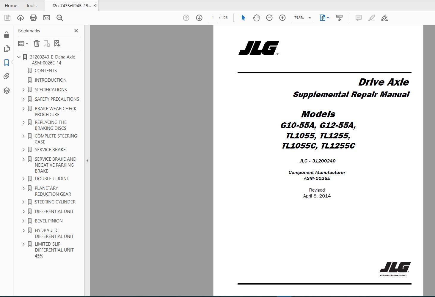 CAT Telehandler Workshop Manual Updated New13