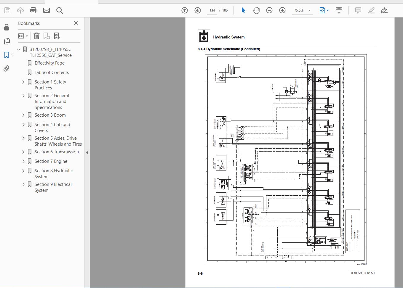 CAT Telehandler Workshop Manual Updated New8