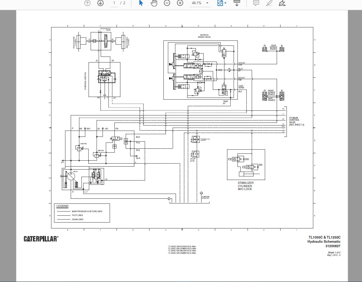 CAT Telehandler Workshop Manual Updated New9