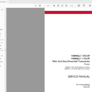 Case IH Agricultural 2019 Full Service Manual 150Gb9