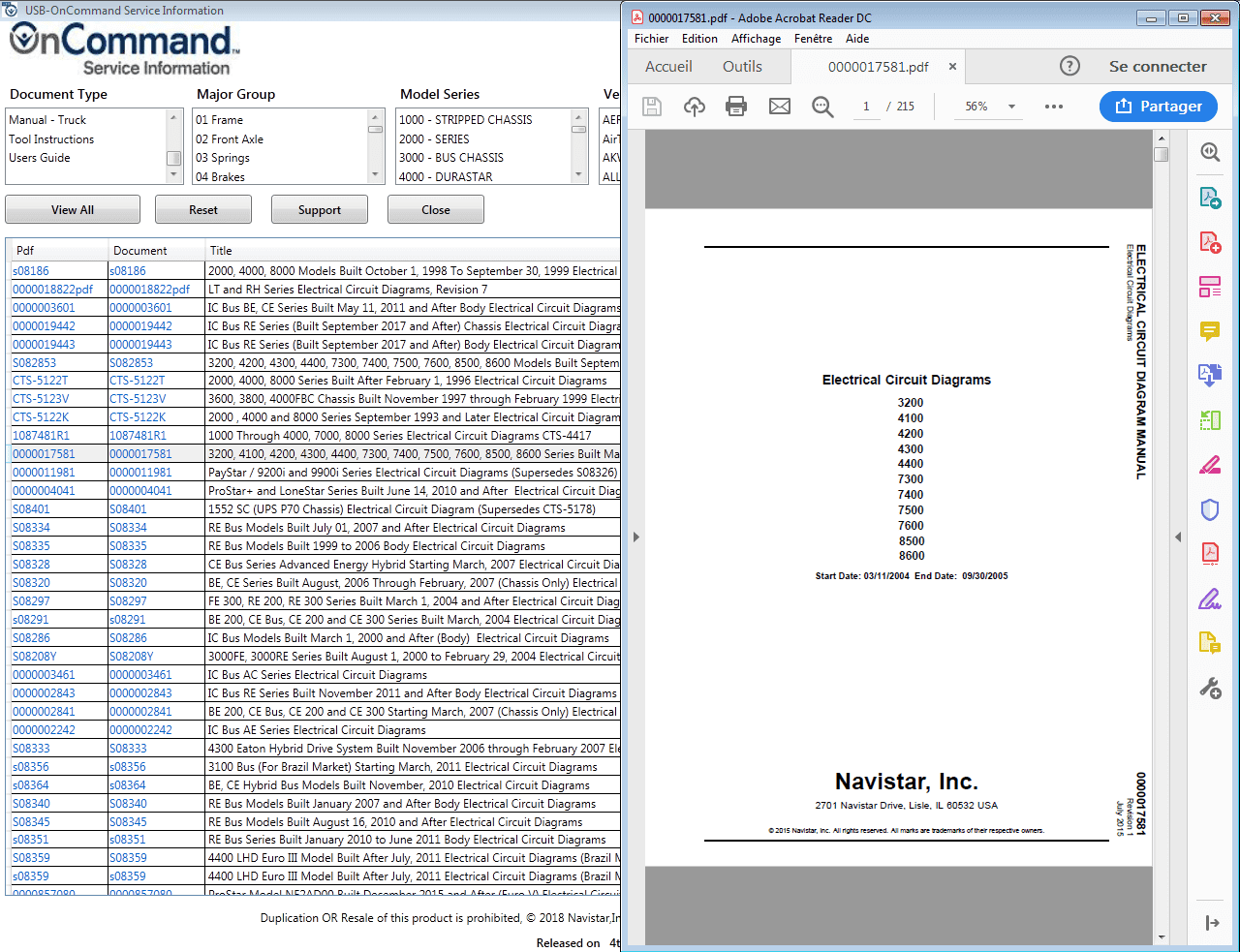 NAVISTAR OnCommand Service Information 4 1