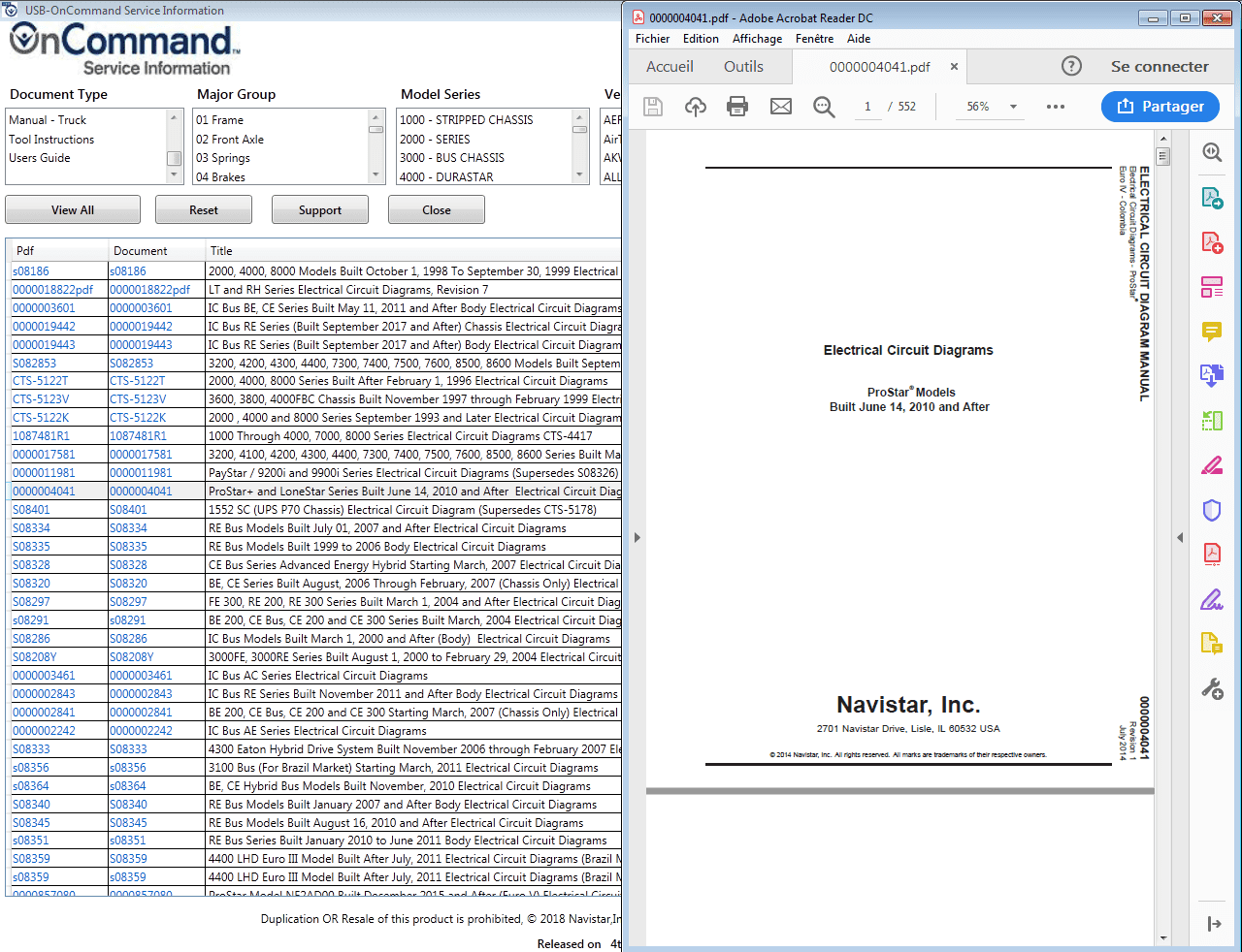 NAVISTAR OnCommand Service Information 5