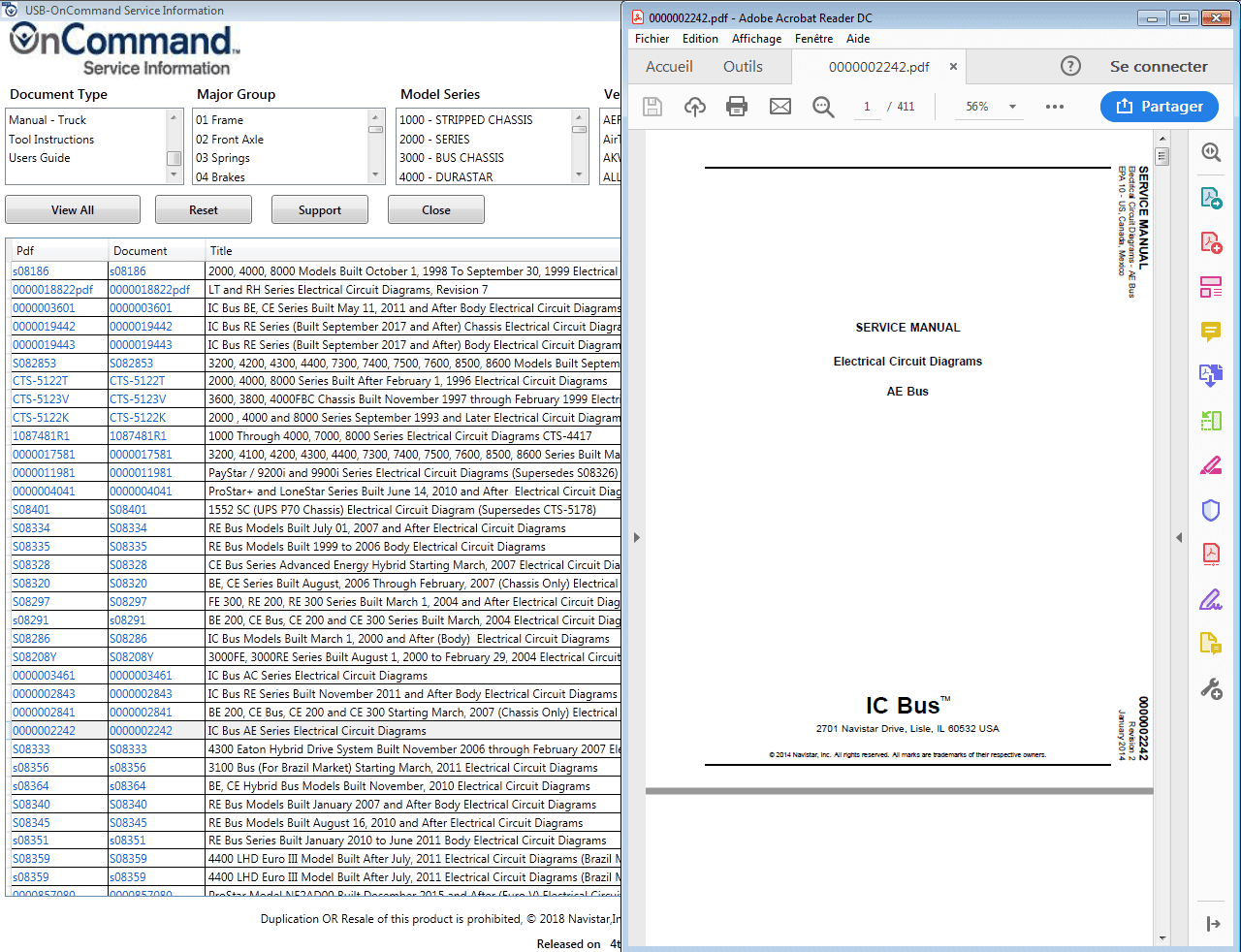 NAVISTAR OnCommand Service Information 7 1