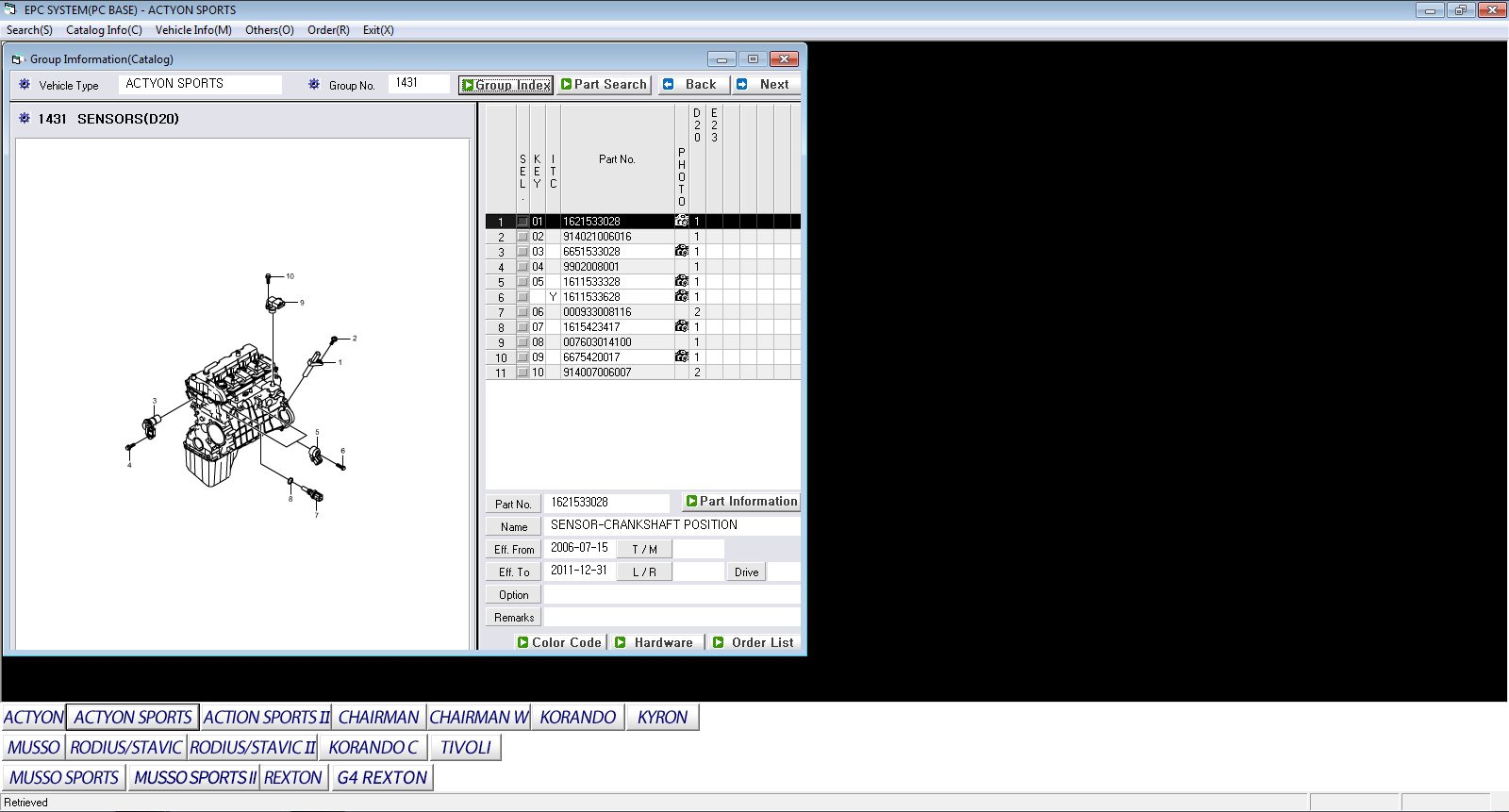 SsangYong EPC 20 Parts Catalog 072019 8
