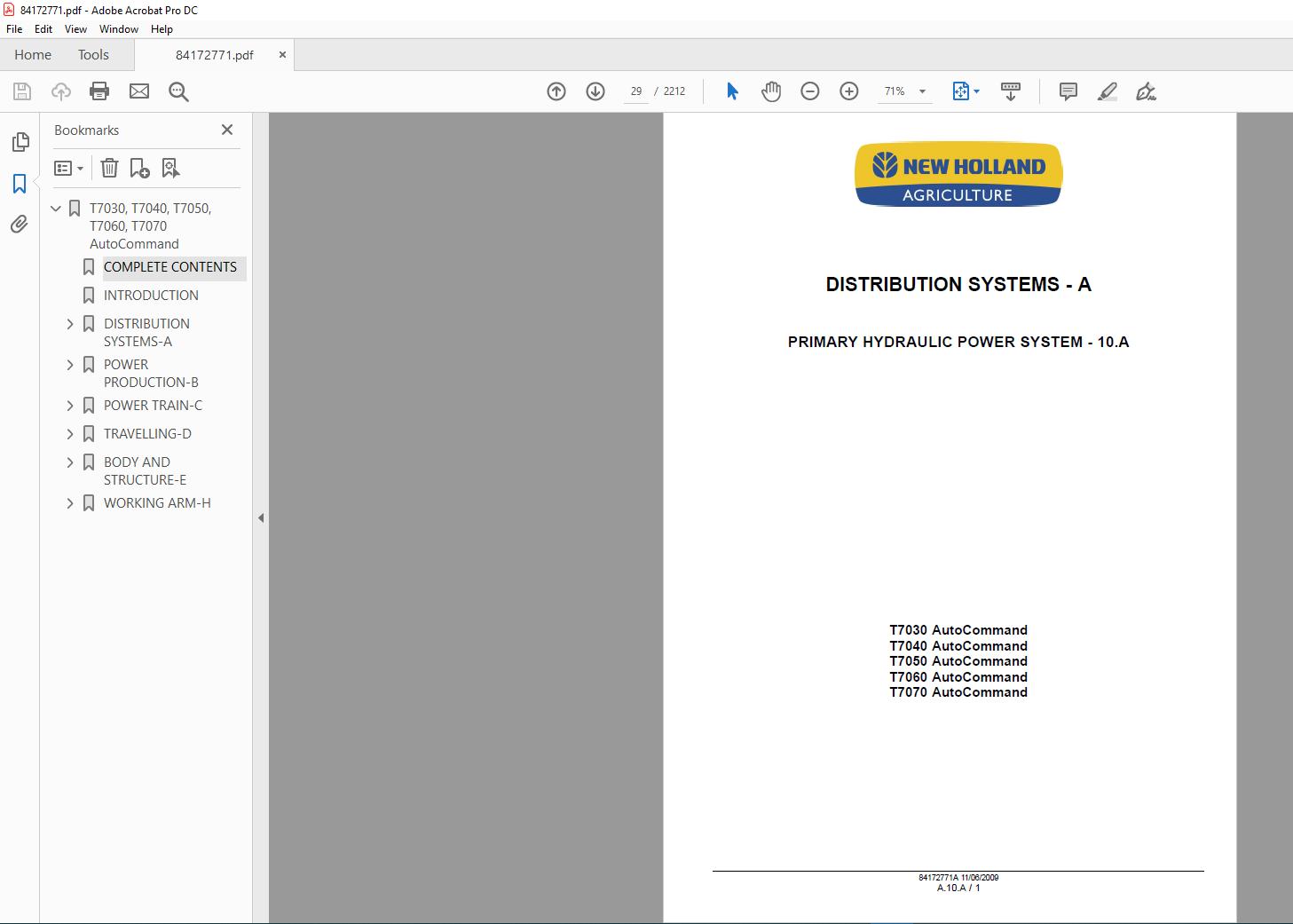 T7030T7040T7050T7060T7070 Auto Command CVT Tractor Service Manual 2