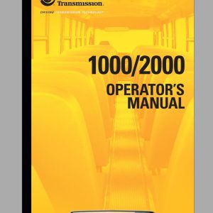 Allison DTCs Service Manuals and Wiring DVD2