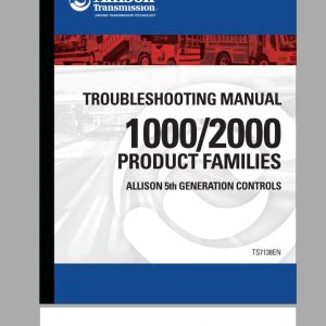 Allison DTCs Service Manuals and Wiring DVD7