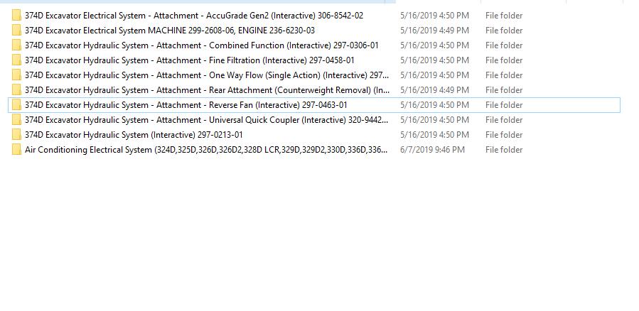 CAT 347D PAS1 UP Excavator Hydraulic Electrical System Attachment 1