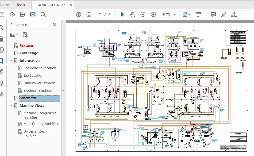 CAT 347D PAS1 UP Excavator Hydraulic Electrical System Attachment 5