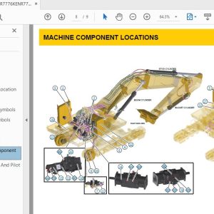 CAT 347D PAS1 UP Excavator Hydraulic Electrical System Attachment 7