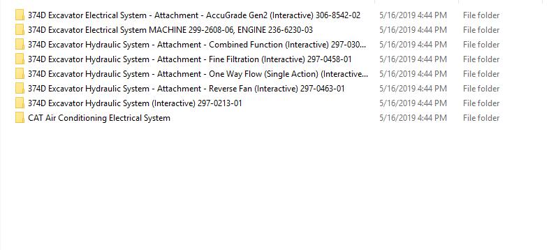 CAT 347D PJA1 UP Excavator Hydraulic Electrical System Attachment 1