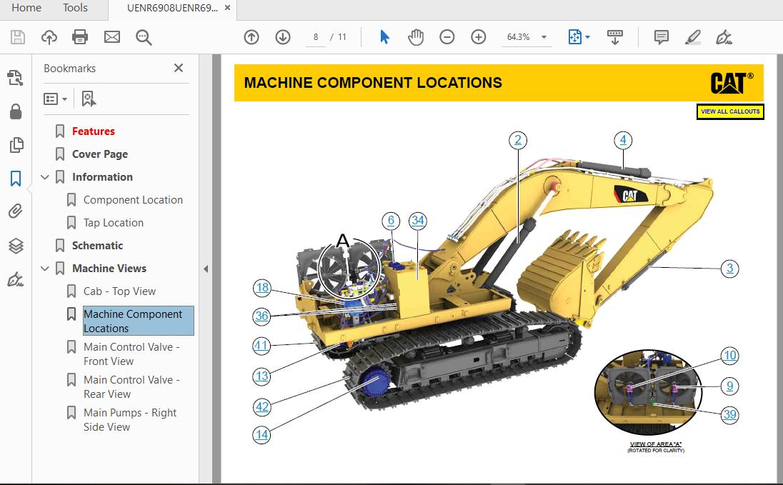 CAT 347F AT21 UP Excavator Hydraulic Electrical System Attachment 4