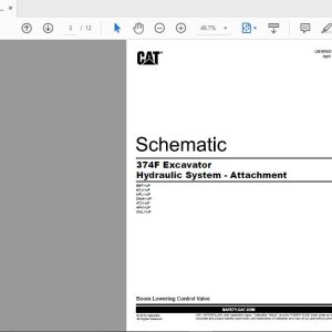 CAT 347F NFJ1 UP Excavator Hydraulic Electrical System Attachment 2