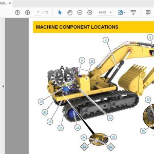 CAT 347F XWL1 UP Excavator Hydraulic Electrical System Attachment 6