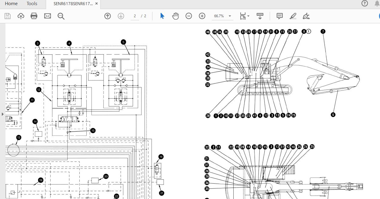 CAT 375 375L 6NK156 UP Excavator Hydraulic Electrical System Attachment 5