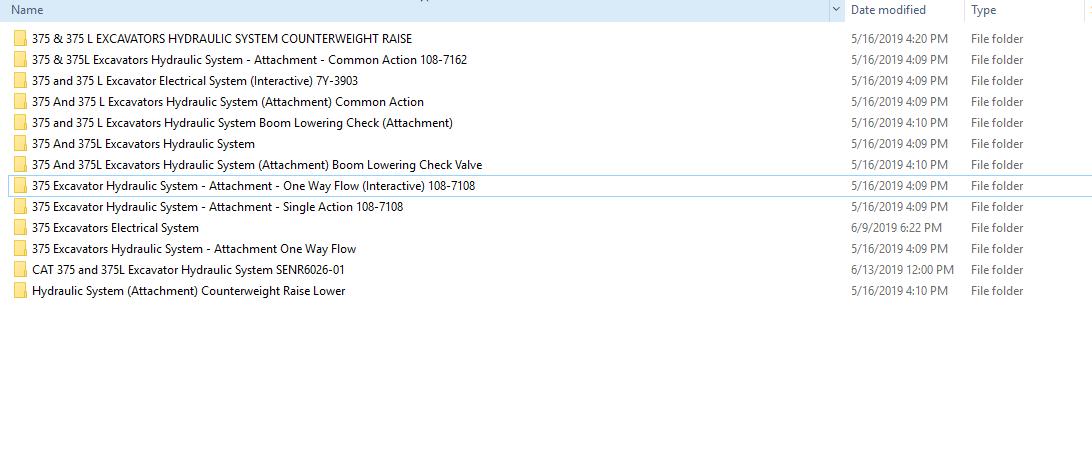 CAT 375 375L 8WJ91 UP Excavator Hydraulic Electrical System Attachment 1