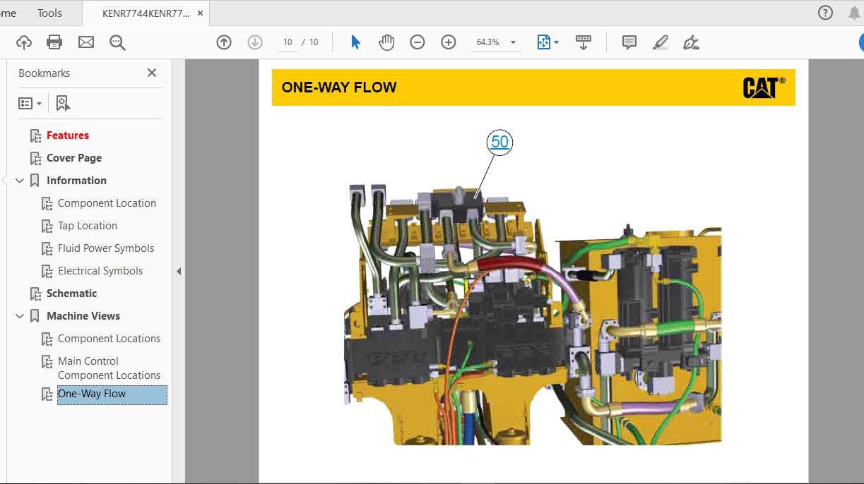 CAT 390D WAG1 UP Excavator Hydraulic Electrical System Attachment 5