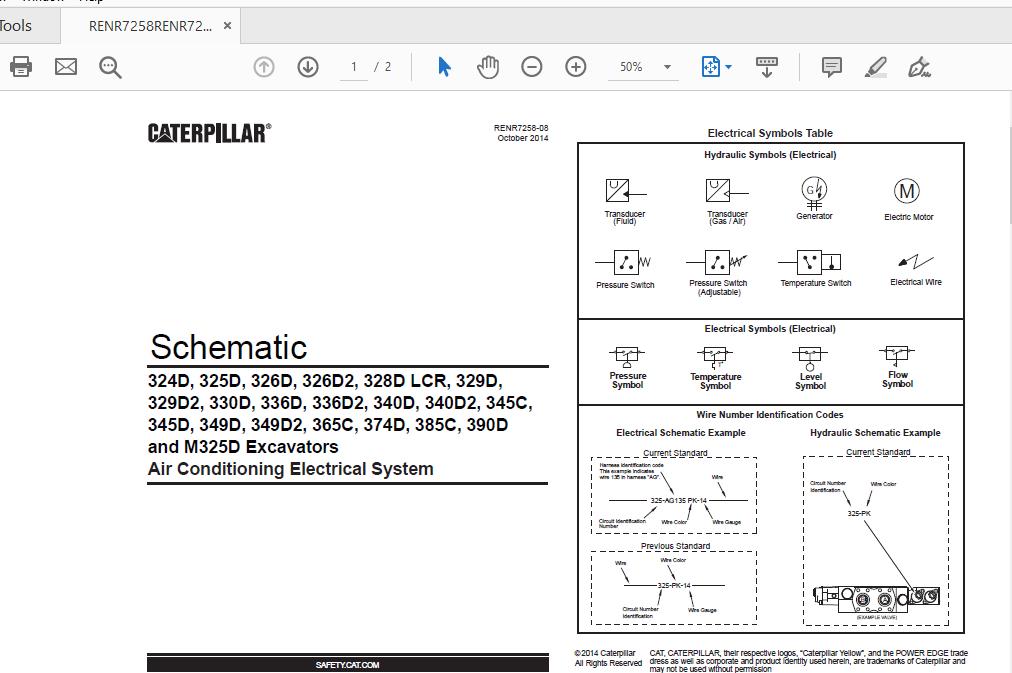 CAT 390D WAP1 UP Excavator Hydraulic Electrical System Attachment 6
