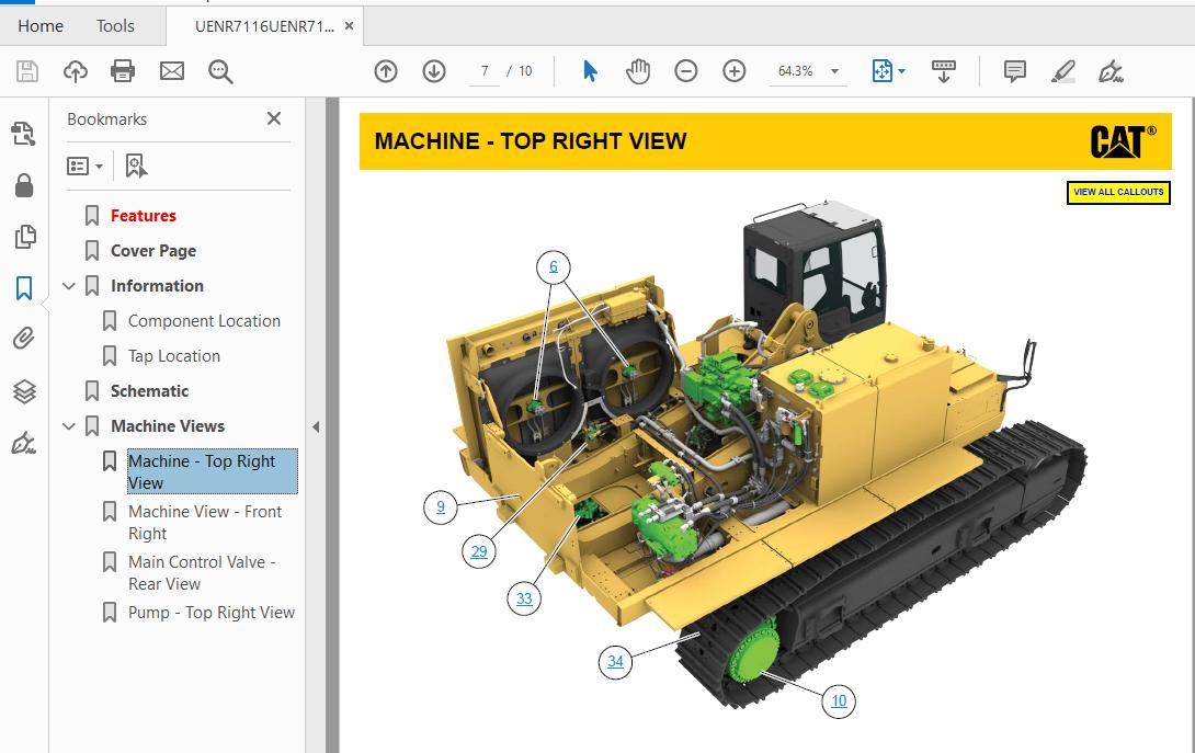 CAT 390F GAY1 UP Excavator Hydraulic Electrical System Attachment 4