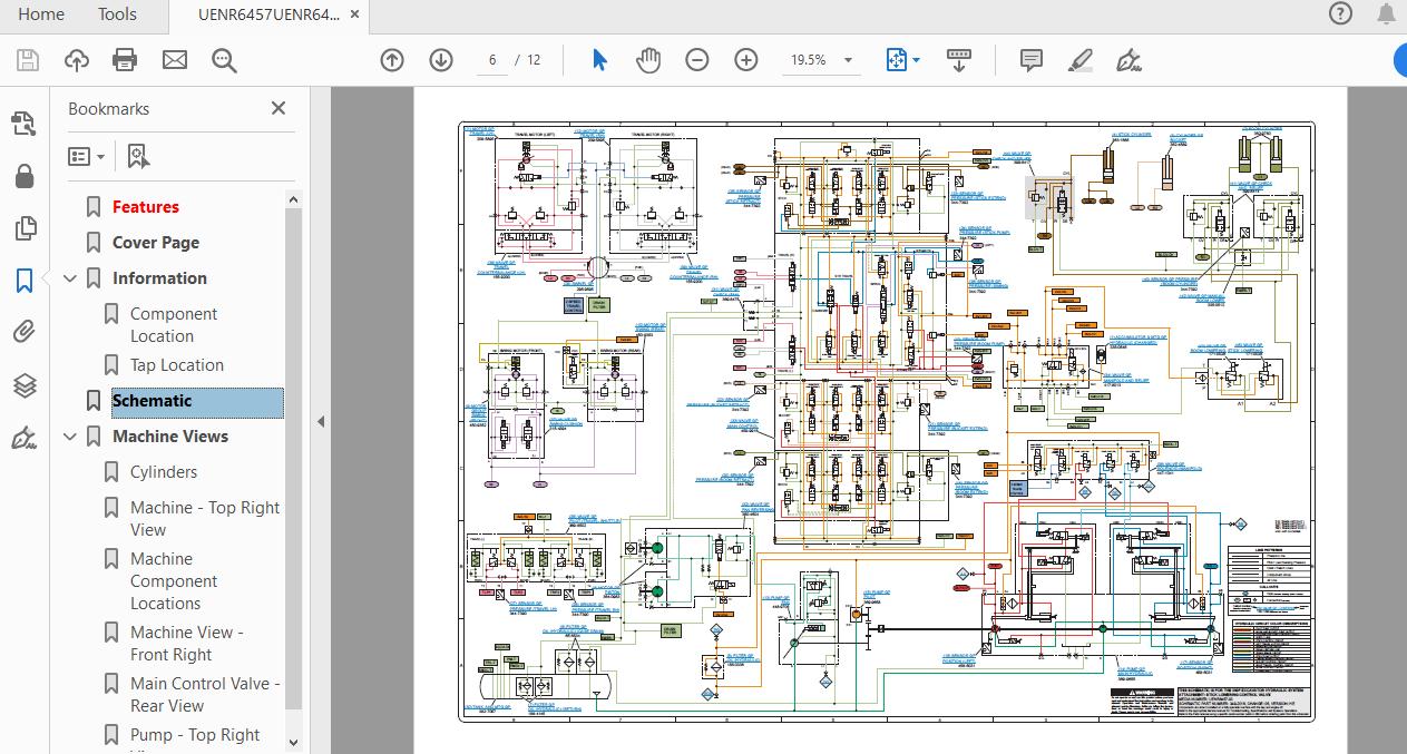 CAT 390F HSM1 UP Excavator Hydraulic Electrical System Attachment 3
