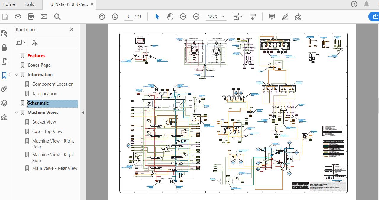 CAT 538 HBS1 UP Forest Machine Hydraulic Electrical System 4 Copy