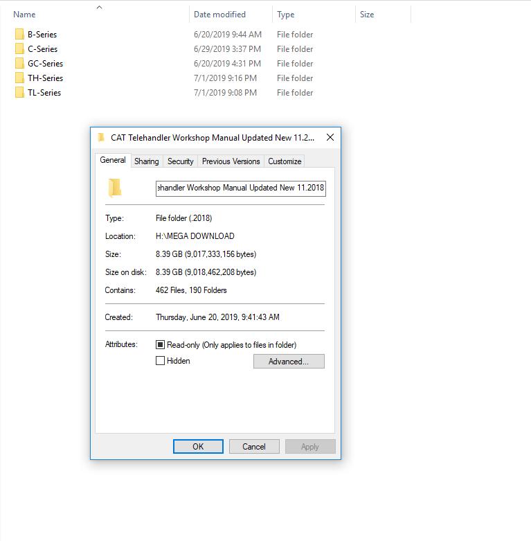 CAT Telehandler Workshop Manual Updated New1
