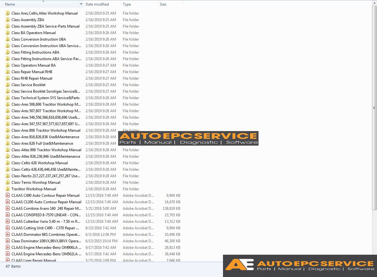 CLAAS Full Set Manual DVD 1