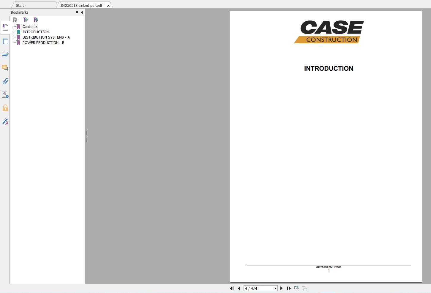 Case Machine New Model Service Manual Full DVD 20199