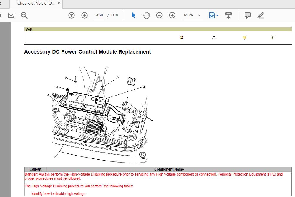 Chevrolet Volt Opel Ampera Service Manual 2012 3