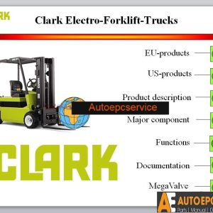 Clark Forklift Truck Full Set Manual DVD2 1
