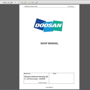 Doosan Infracore Norway AS N 6440 DA40 2 Shop Manual 1