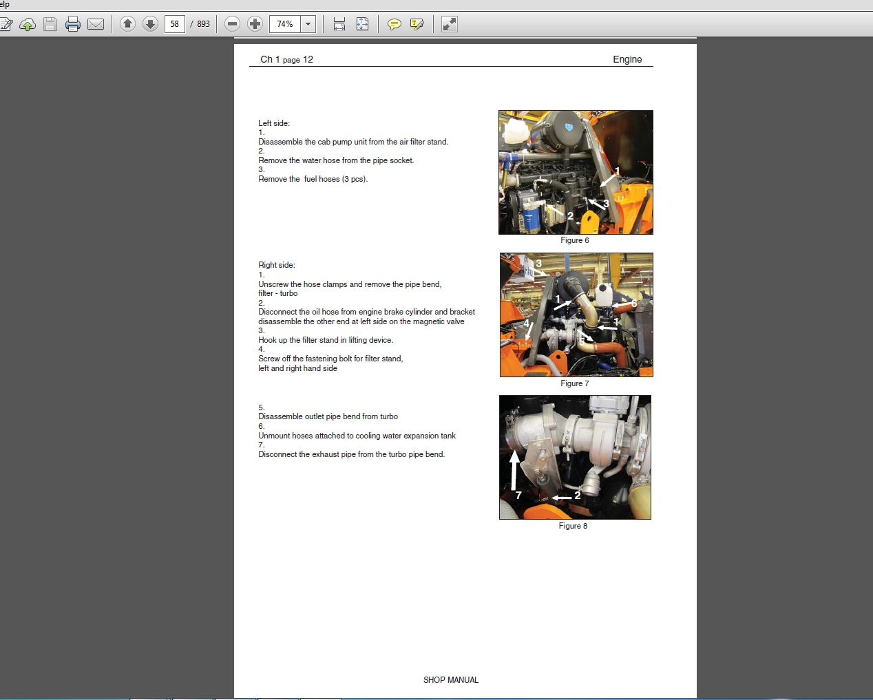 Doosan Infracore Norway DA40 5 821001 841001 820402 840401 up Shop Manual MX533346 2