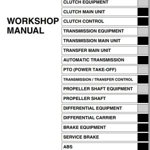 HINO Truck All Series 238 258LP 268 338 Workshop Manuals 2014 EN 2