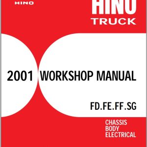 HINO Truck All Series FDFEFFSG 16 2 Workshop Manuals 2001 EN 1